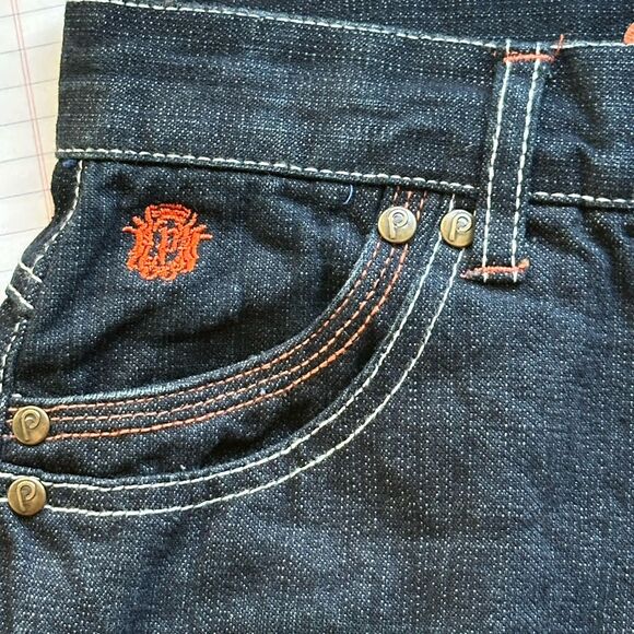 Pellepelle Vintage Skull Jeans Size Y12 Baggy Skater Grunge Y2K - Picture 6 of 15